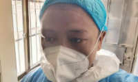 海南政法職業(yè)學院支援三亞志愿者林曉輝： 一天換三套防護服是常態(tài)