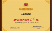 品牌價(jià)值992.61億 ！大自然家居連續(xù)8年問(wèn)鼎亞洲品牌500強(qiáng)！