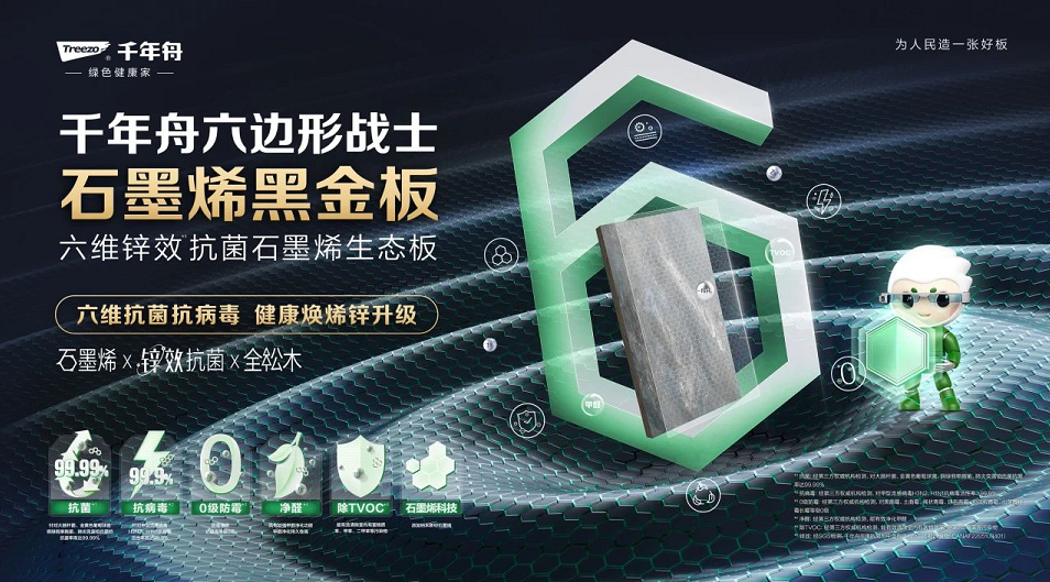 產學研碰撞新火花，千年舟石墨烯黑金板定義健康板材新標準