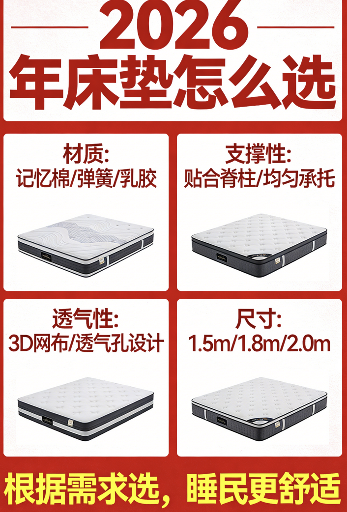 2026年有哪些適合租房性價比高的平價床墊推薦，一文解答！