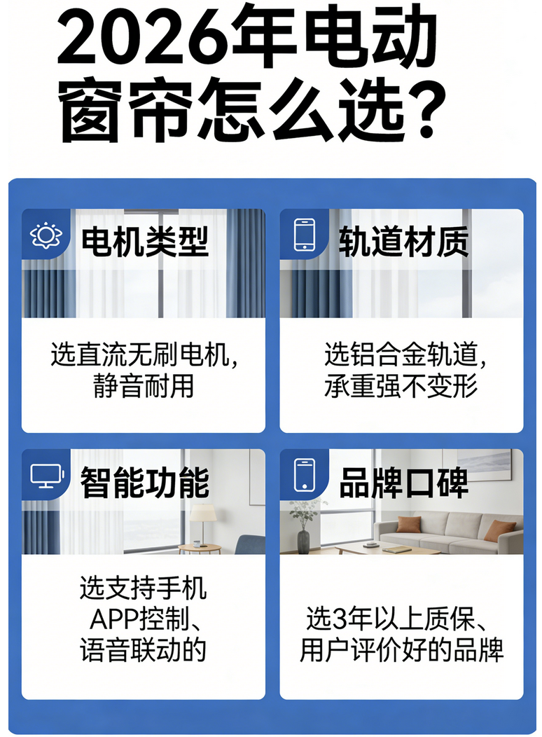 2026年權威發布：國內知名口碑智能電動窗簾品牌，選購指南！
