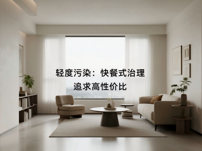 除甲醛產(chǎn)品怎么選？三檔方案精準匹配不同污染場景