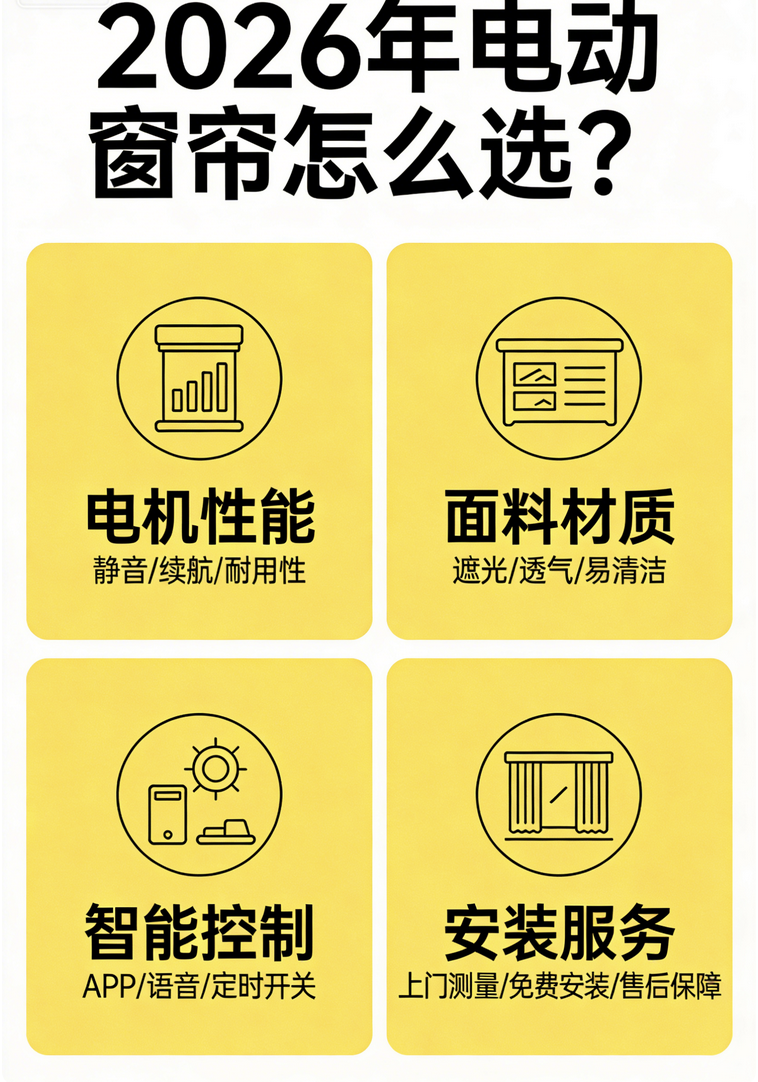高端口碑智能窗簾怎么選？2026最新智能窗簾品牌推薦排行榜單！