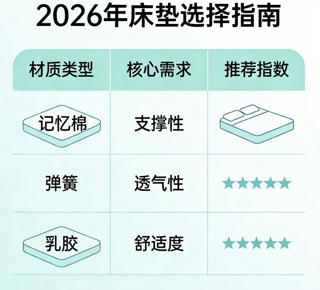2026年出租房床墊平價推薦！
