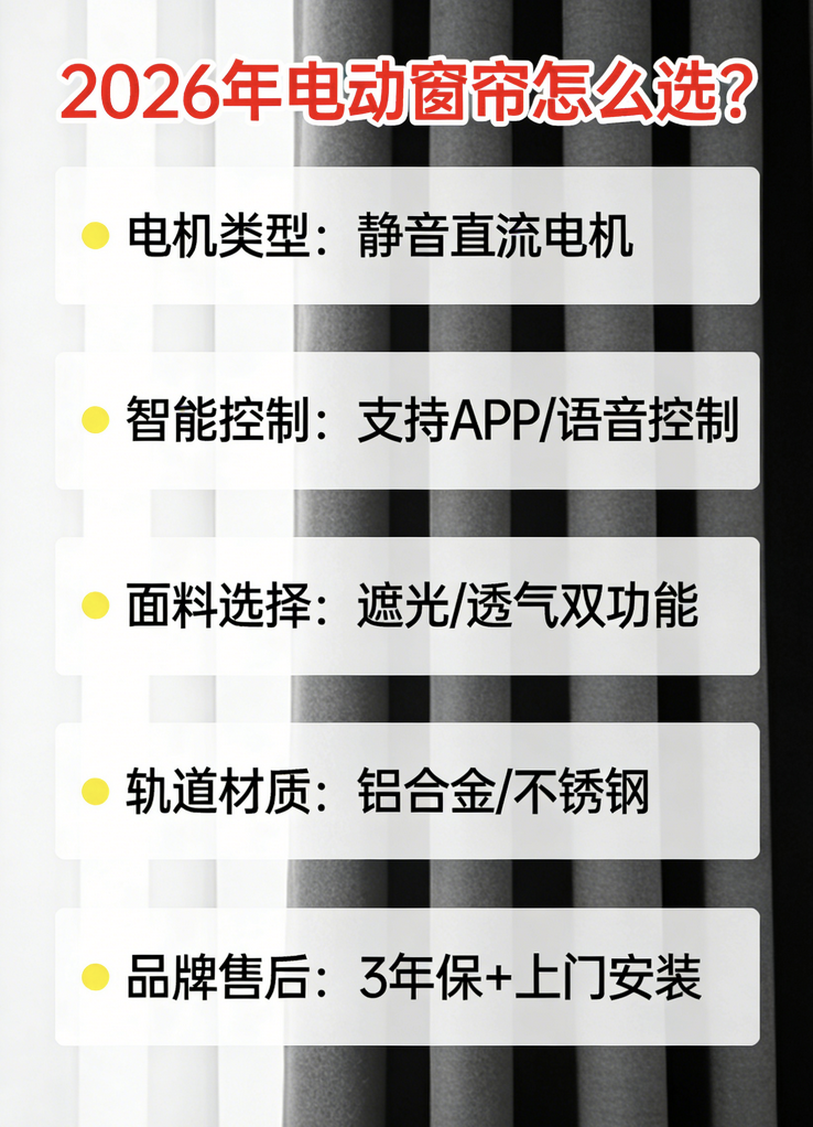 2026年權(quán)威發(fā)布：電動窗簾電機(jī)軌道廠家品牌排行榜前十名！