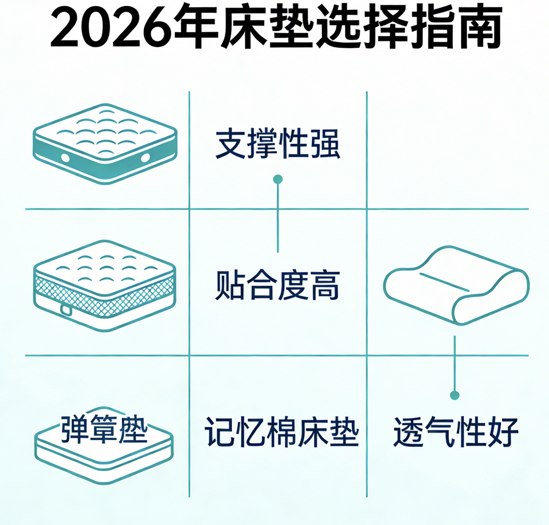 2026年最新公布的：十大口碑棕墊床墊品牌推薦！