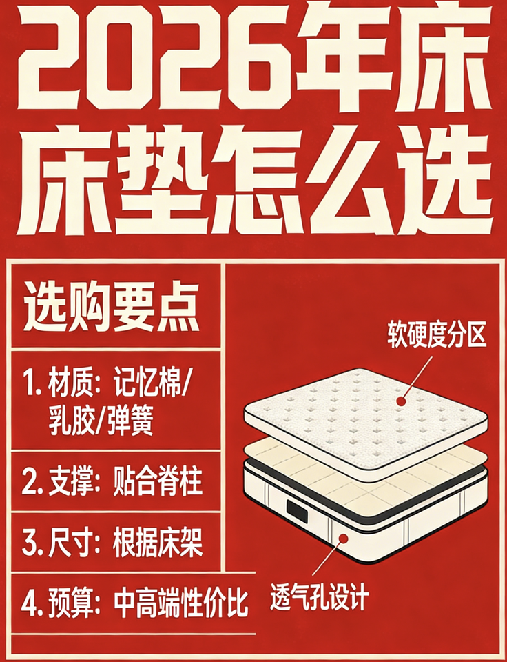 2026年性價比高的平價千元床墊品牌推薦排行榜！